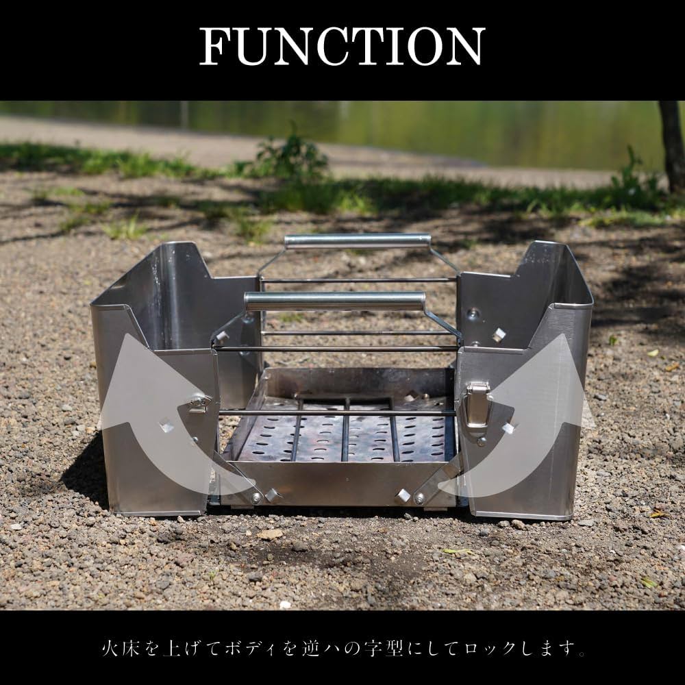 鎌倉天幕　WILD THINGS FIRE BOX 未使用品 焚き火台　薪置き Amazon | 鎌倉天幕×WILD THINGS FIRE BOX ファイヤーボックス
